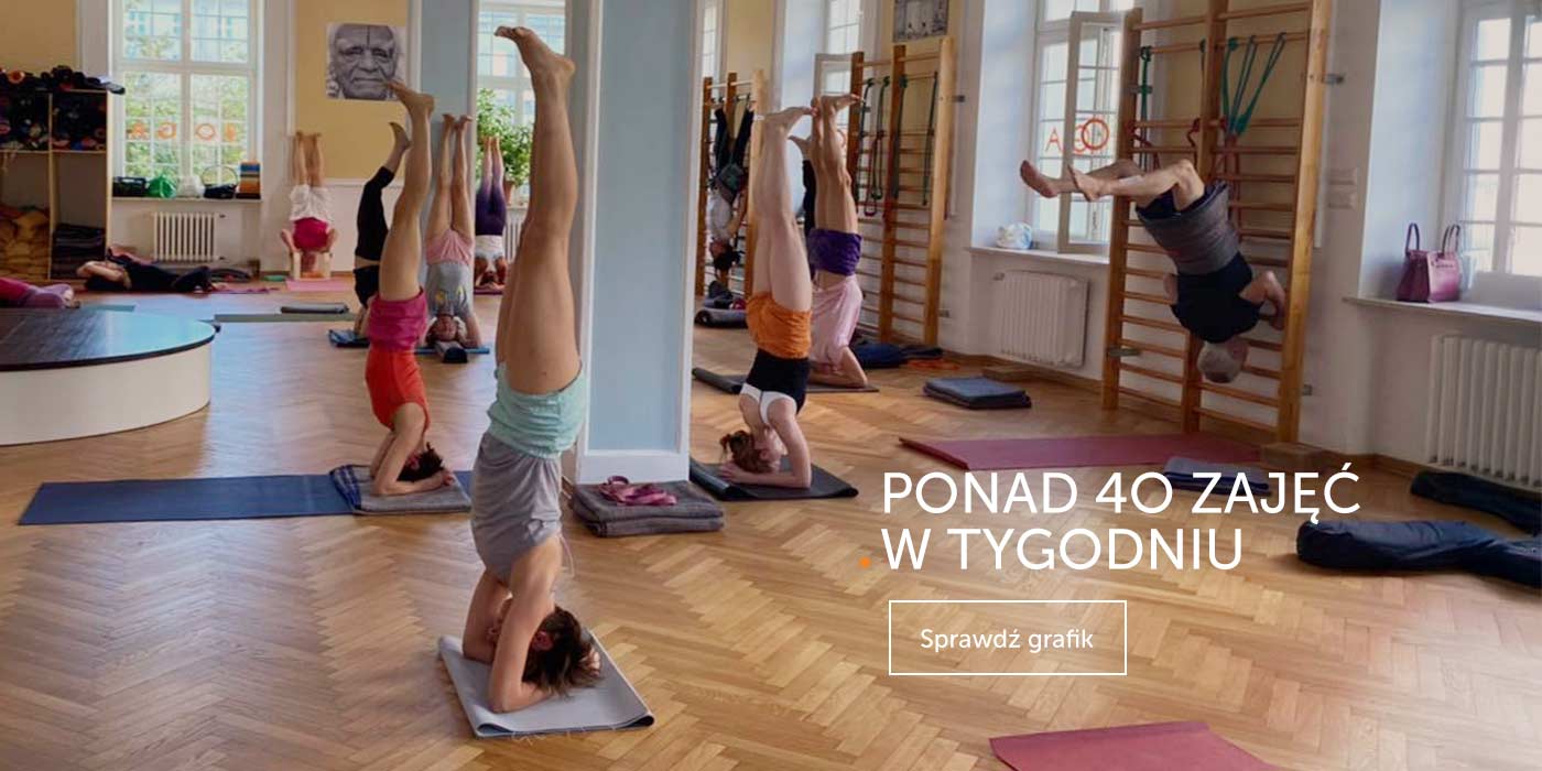 Ponad 40 zajęć w tygodniu, sprawdź grafik.