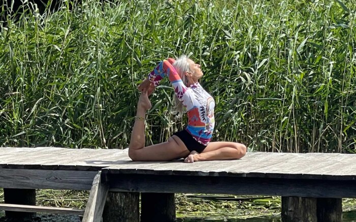 Joanna Jedynak, wakacje z joga nad Biebrzą