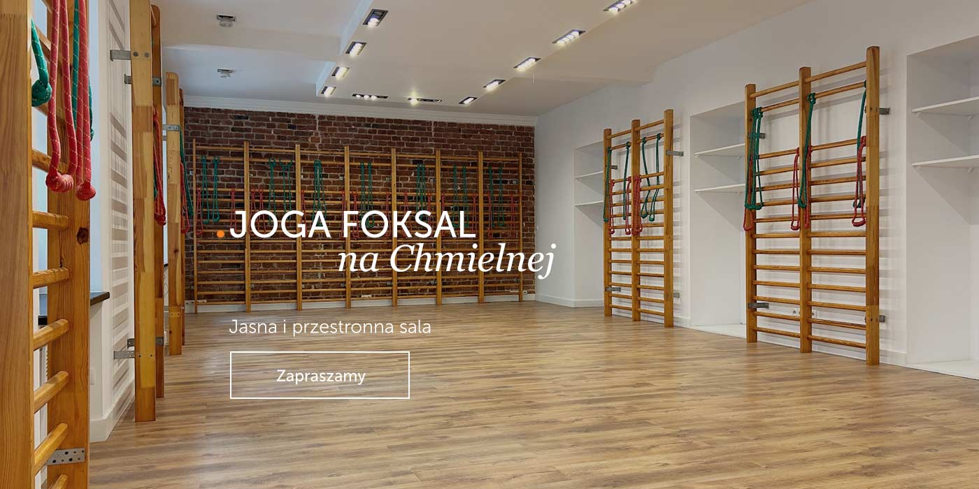 Sala do jogi w JogaFoksal na ulicy Chmielnej w Warszawie